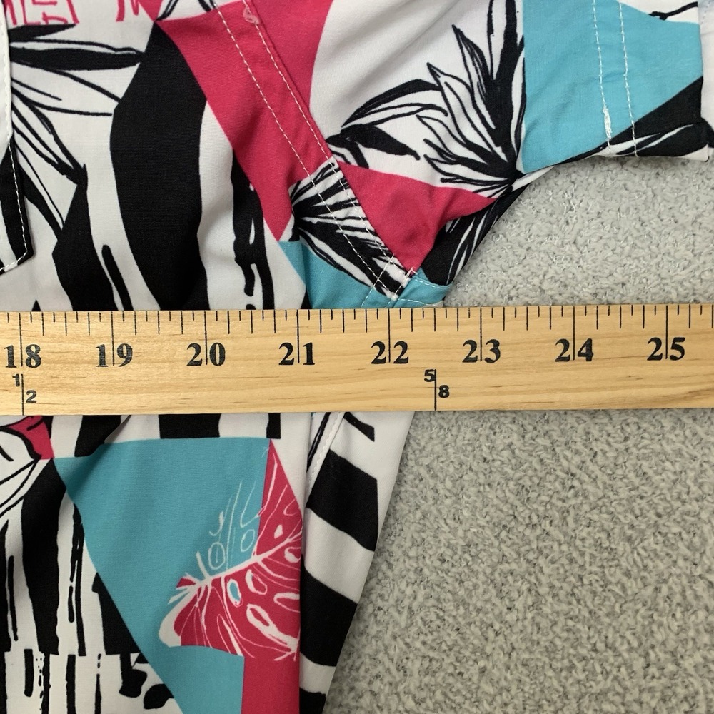 Bleeker & Mercer Shirt Men's XL Short Sleeve Multicolor Abstract Geometric Artsy - Picture 5 of 7